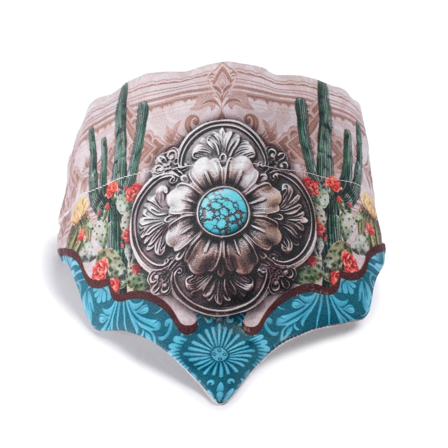 Turquoise Concho Cat/Dog Mini Bandana