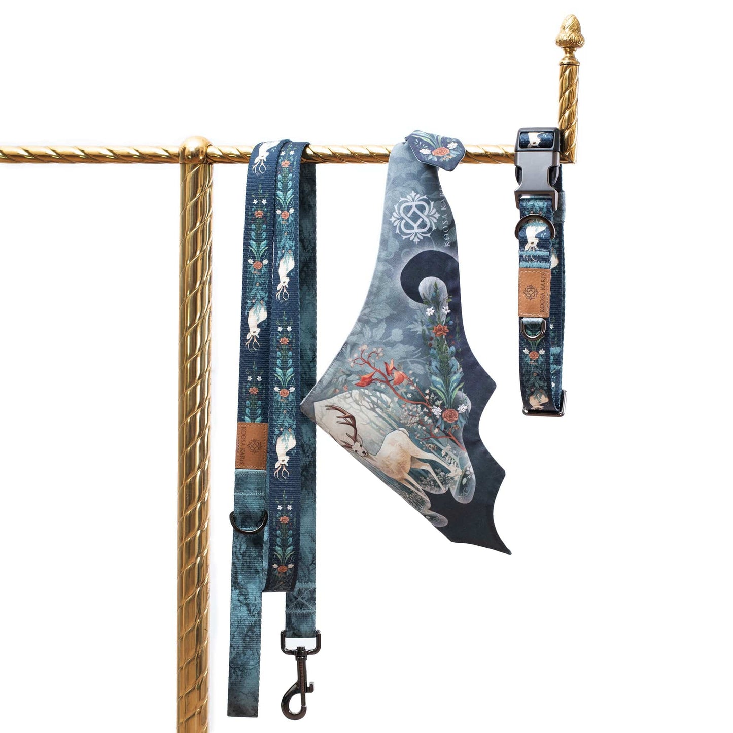 Winter Deer Dog Leash