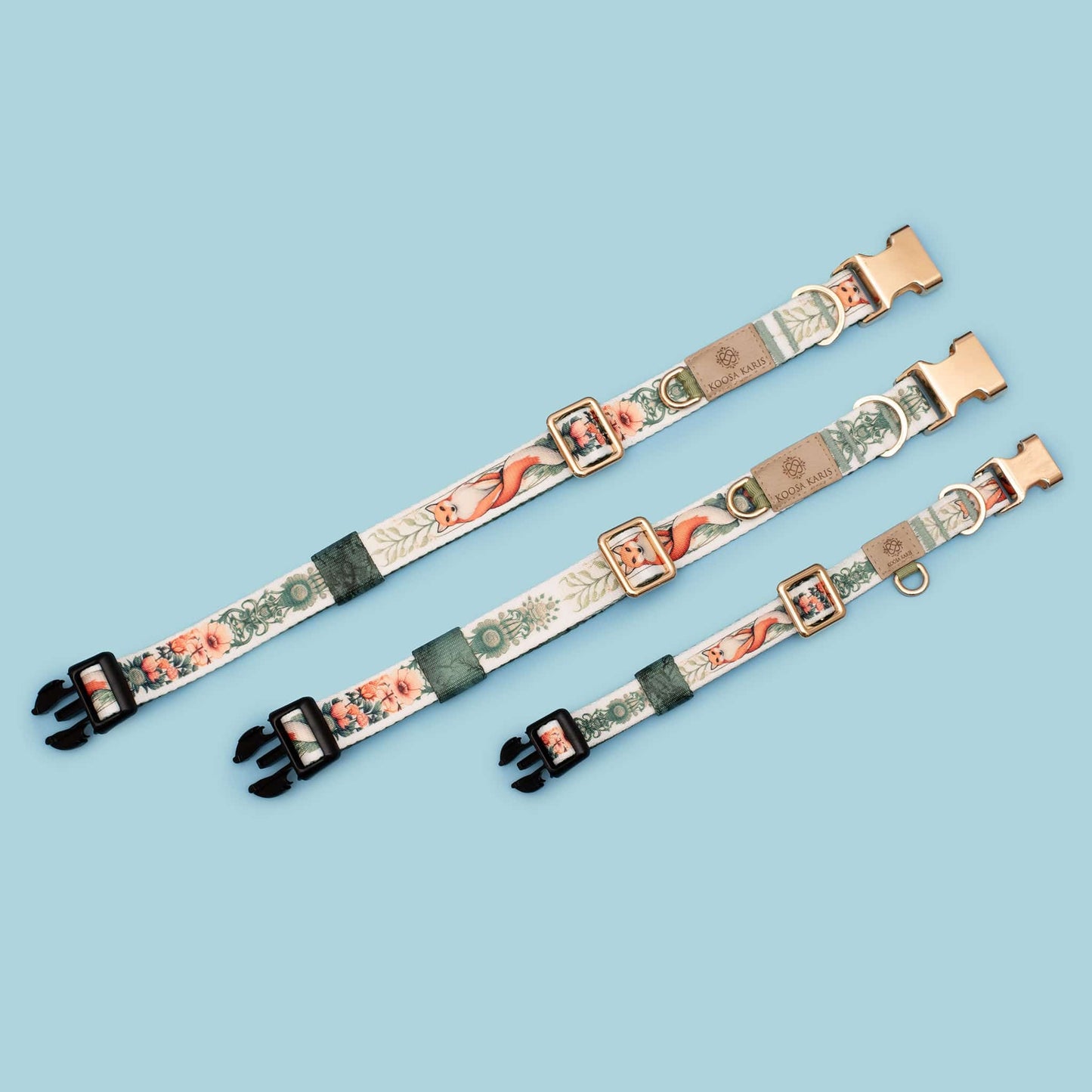 Flora Fox Dog Collar