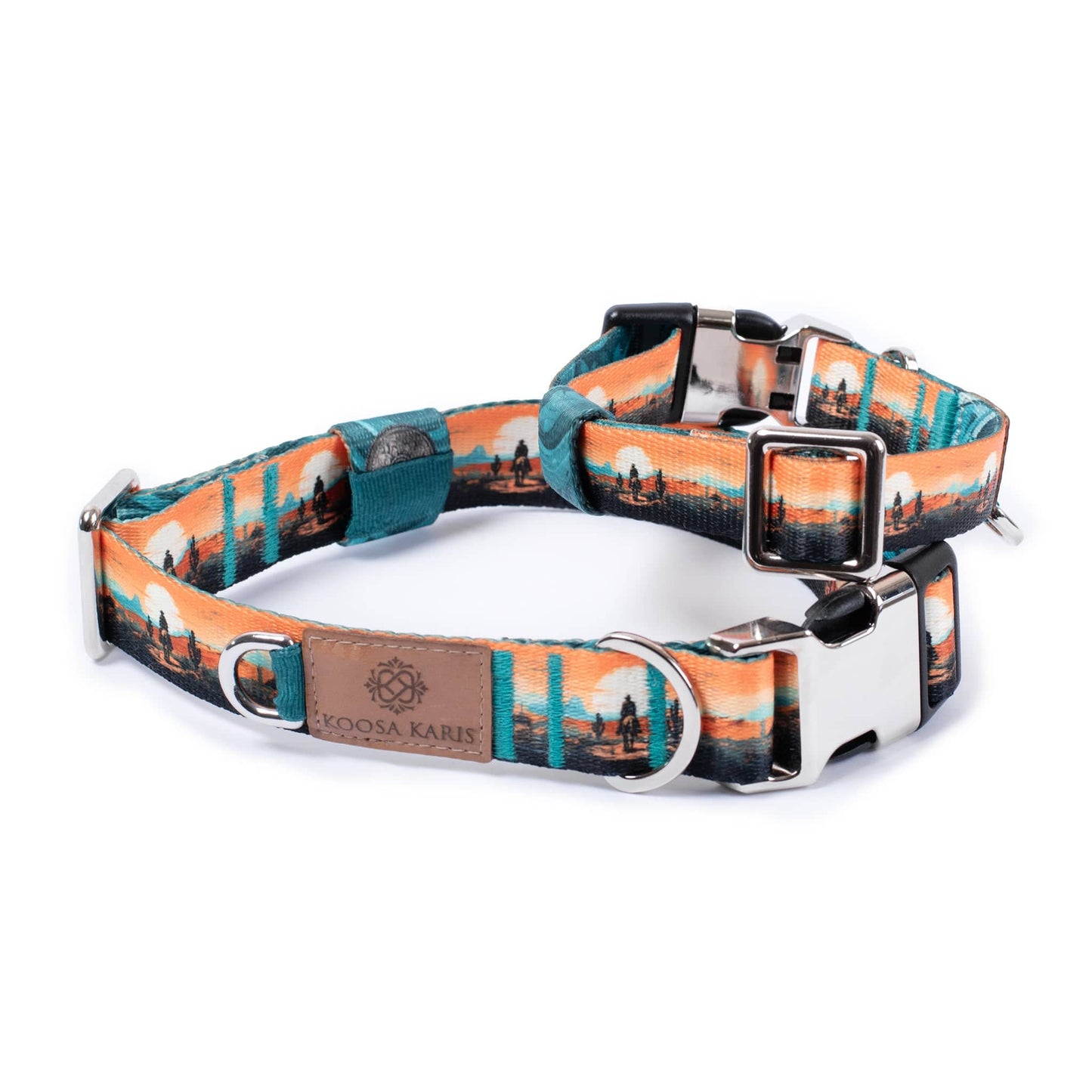 Sunset Cowboy Dog Collar