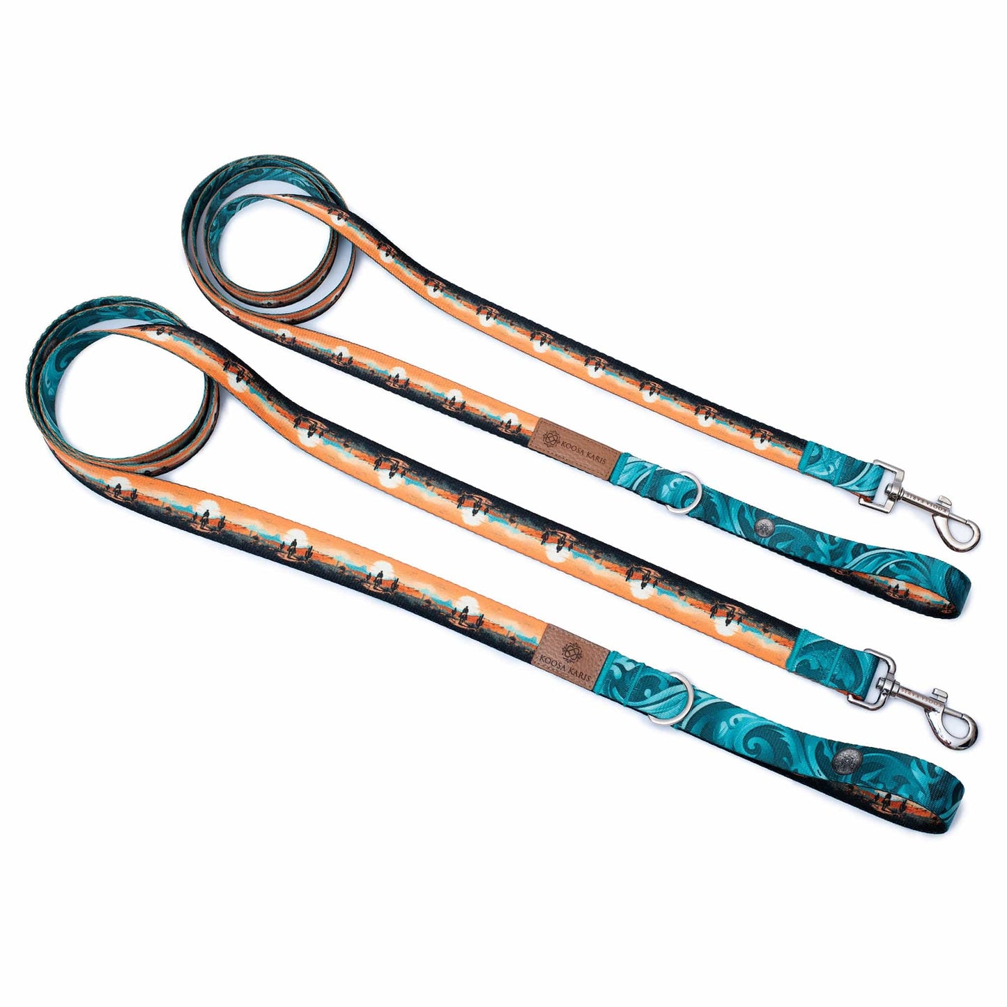 Sunset Cowboy Dog Leash