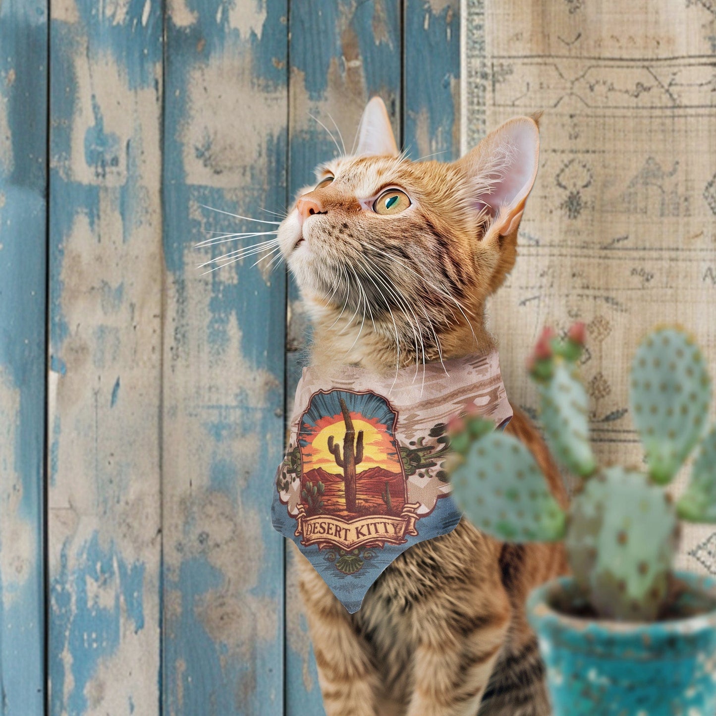 Desert Kitty Cat Bandana