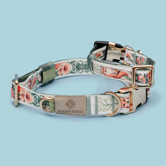 Flora Fox Dog Collar