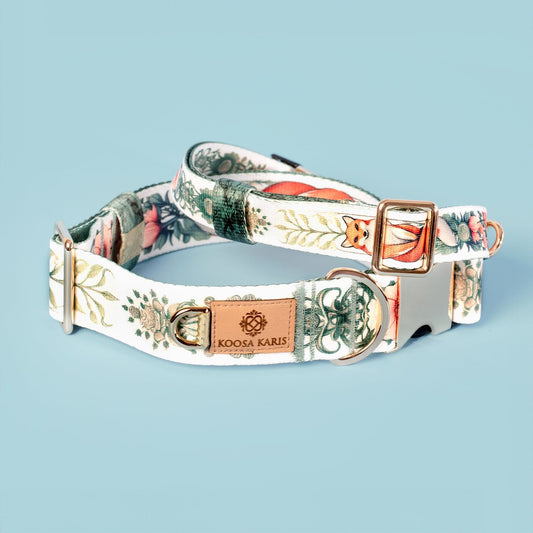 Flora Fox Dog Collar