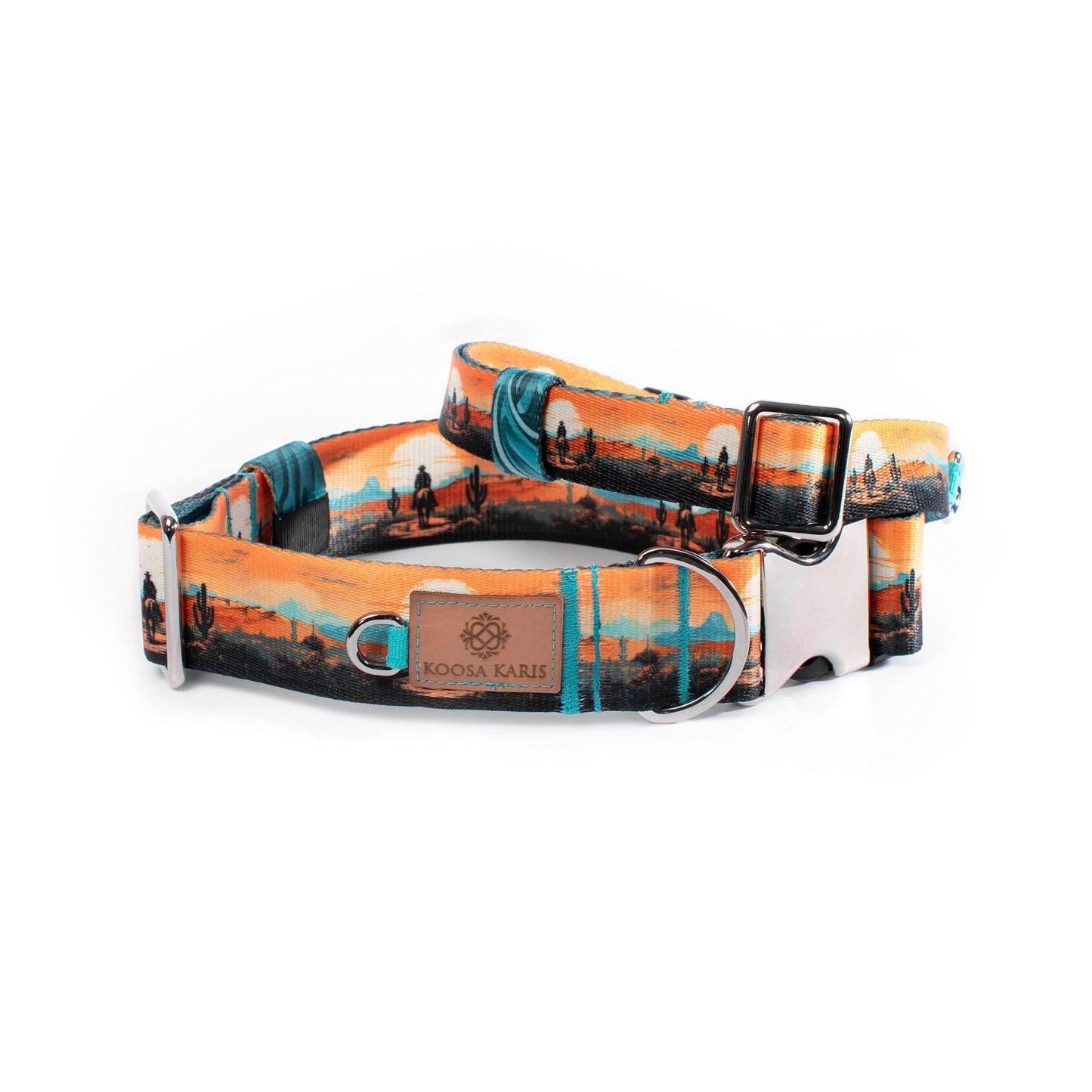 Sunset Cowboy Dog Collar