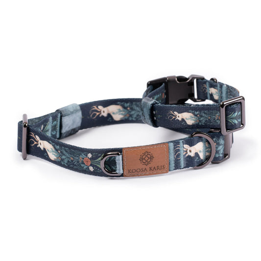 Winter Deer Dog Collar